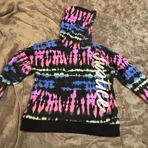 Justice Multicolor Tie-Dye Hoodie with matching pants